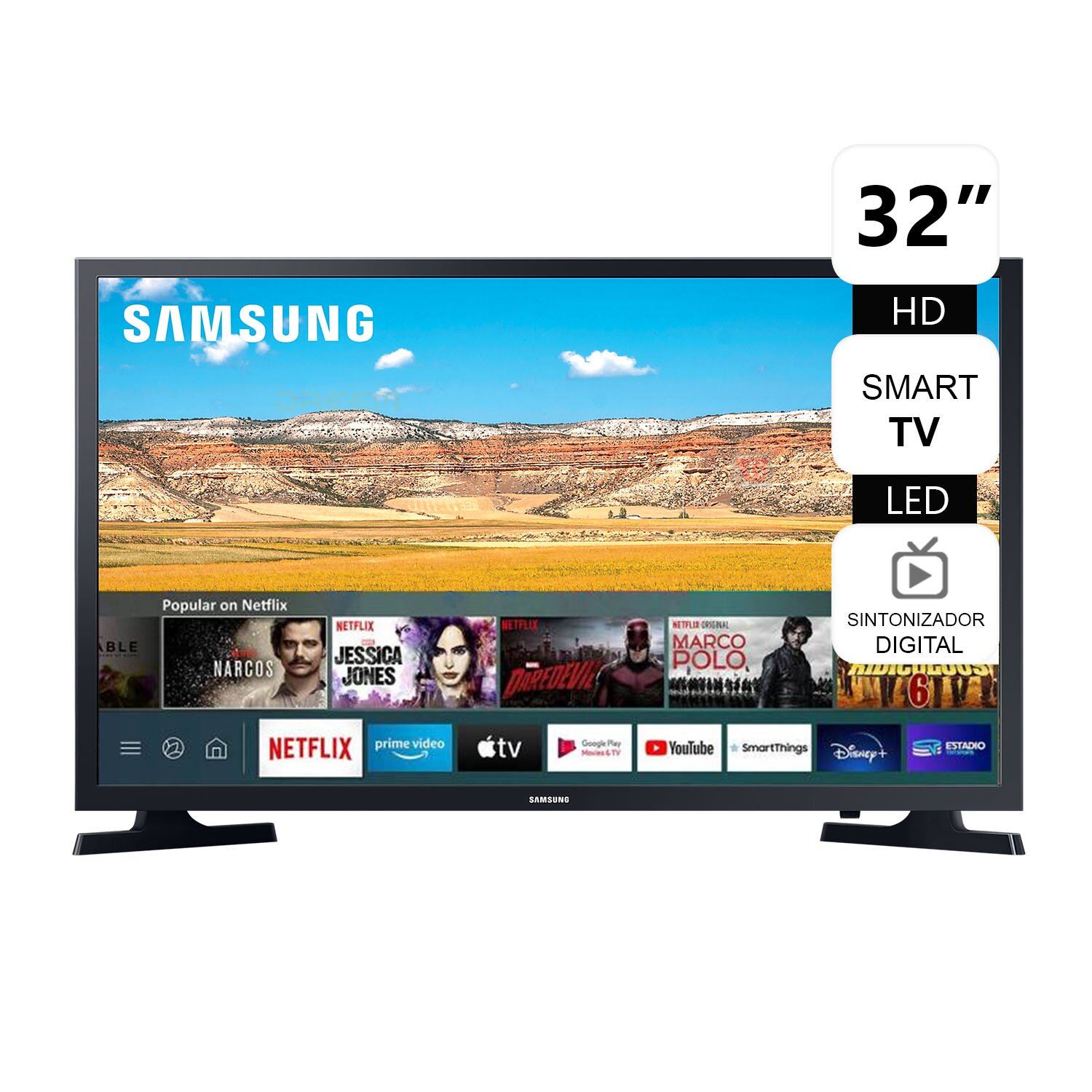 Televisor de 32"" Smart Tv HD Samsung UN32T4202AG