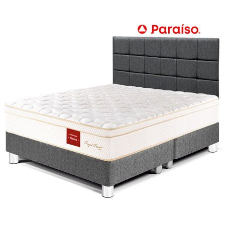 Dormitorio Royal Prince King Cabecera Blocks Gris