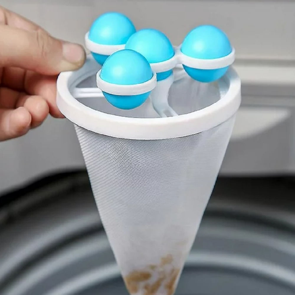 Bolsa Filtro Removedor Pelusa en Lavadora Pack de 2