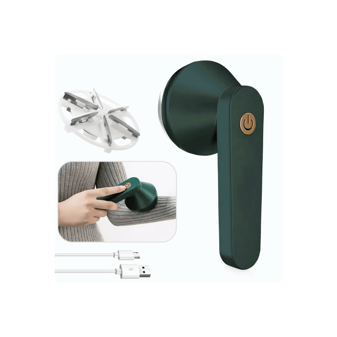 Removedor de Pelusa Eléctrico Verde