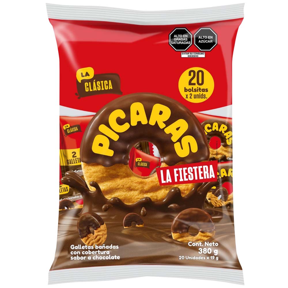 Galletas de Chocolate PÍCARAS Paquete 20un
