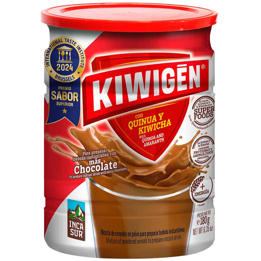 Fortificante Instántaneo KIWIGÉN Sabor a Chocolate Lata 180g