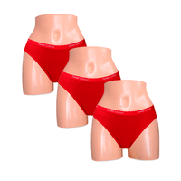 Pack x3 Bikini Sweet Cotton Rojo