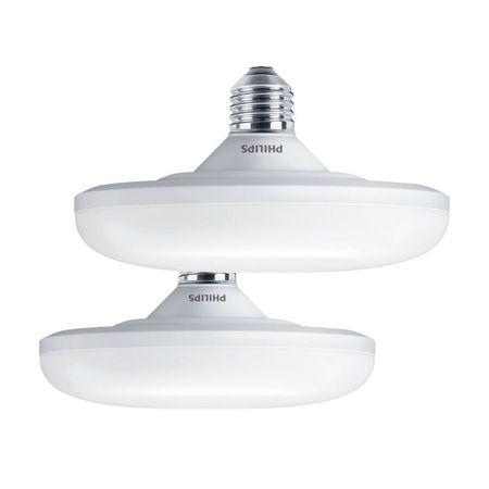 Foco LED Ufo Philips E27 15w Luz Fría x 2u.