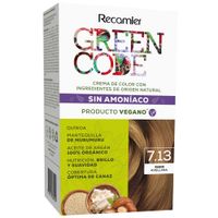 Tinte Capilar Mujer GREEN CODE 7.13 Rubio Avellana Caja 1un