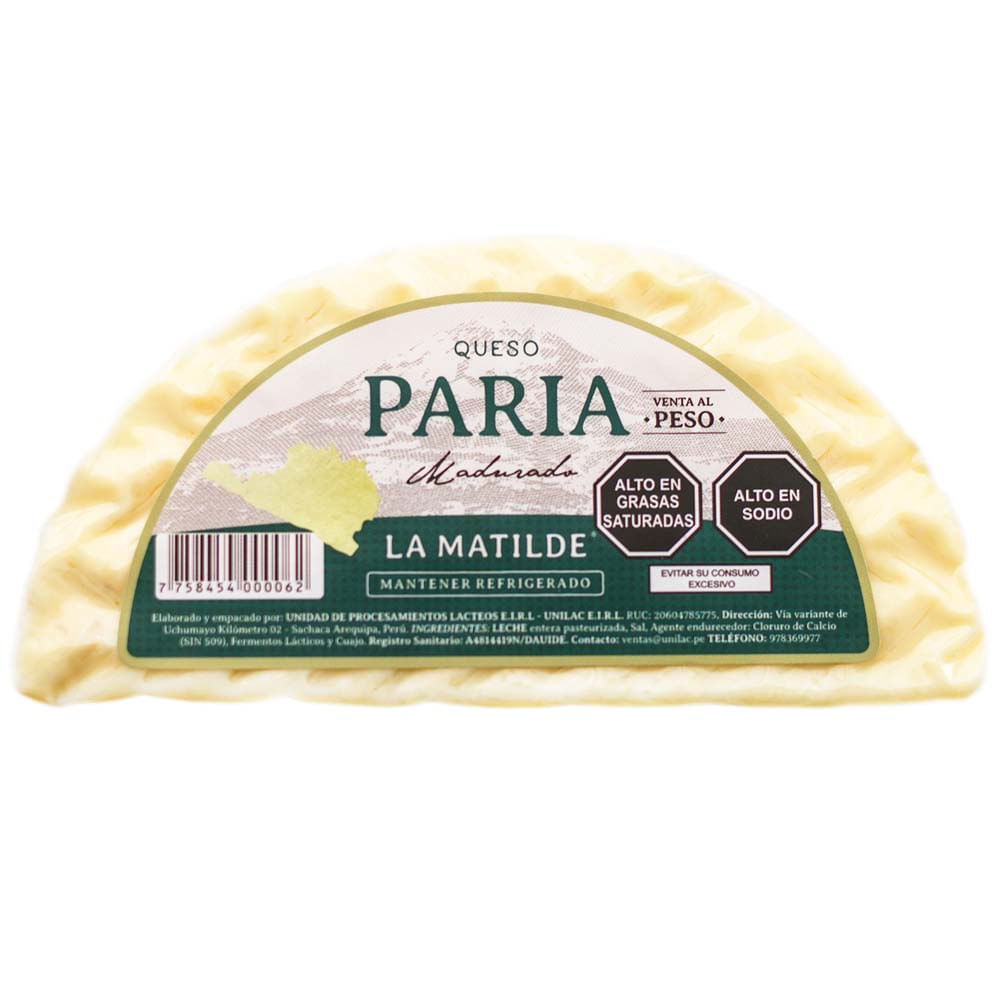 Queso Paria Madurado LA MATILDE x kg