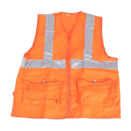 Chaleco para obra Naranja Talla: Medium