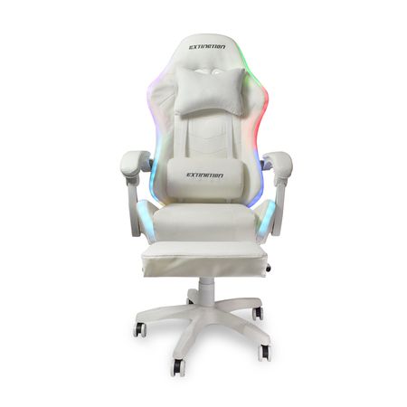 Silla Gamer Extingtion Keegan RGB Blanco