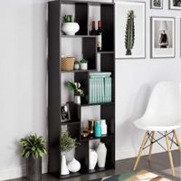 Librero Nacion Muebles Omar Color Negro