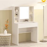Tocador Nacion Muebles Vania Color Blanco