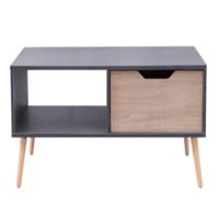Mesa de Centro Nacion Muebles Mila Color Negro
