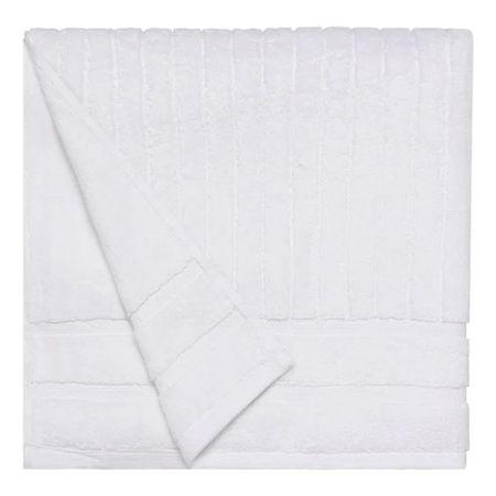 Toalla SaviHome de Piso de Baño Sofía 50x75cm Blanco