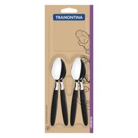 Ipanema Cucharita Negro de 12 Piezas Tramontina 23367/900