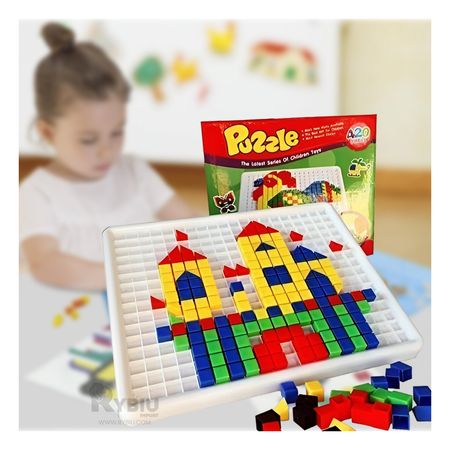 Puzzle con Dimensiones para Formas Modelo en Rojo Y+Agendita