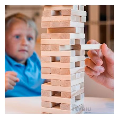 Jenga para Niños de Material y Tono Madera Y+Papel de Regalo