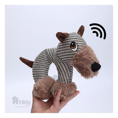 Peluche Acolchonado de Felpa Beige y Marron Y+Agendita