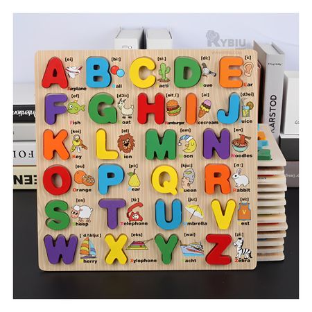 Juego de Letras Encajables en Multicolor Y+Papel de Regalo