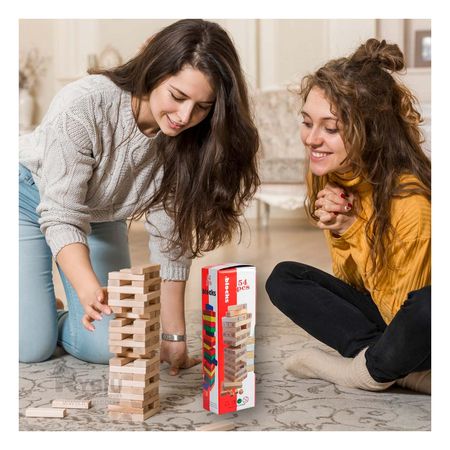 Jenga de Meza Duradero y Practico de Madera Y+Agendita