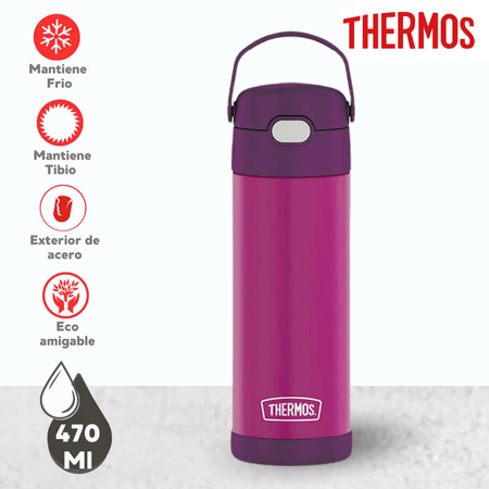 Tomatodo Térmico De Acero Thermos 470ml  Morado Tomatodo Térmico De Acero Thermos 470ml Morado