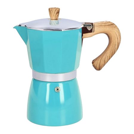 Cafetera Moka Italiana Espresso de 9 tazas - 450 ml Celeste