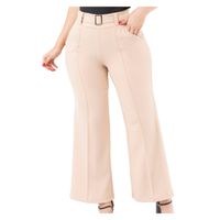 Pantalón Ecovalim Scuba con hebilla Karina Mujer