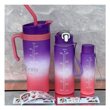 Tomatodo Set de 3 con Figuritas 2D Morado Y+Papel de Regalo