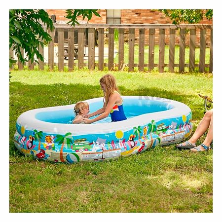 Piscina Inflable para Niños Diseño Playa Multicolor