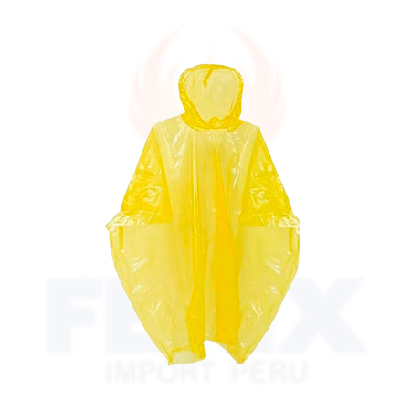 Poncho Ligero impermeable Para Lluvia Arko - Amarillo