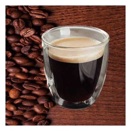 Taza Espresso Doble Capa 100 ML en Transparente