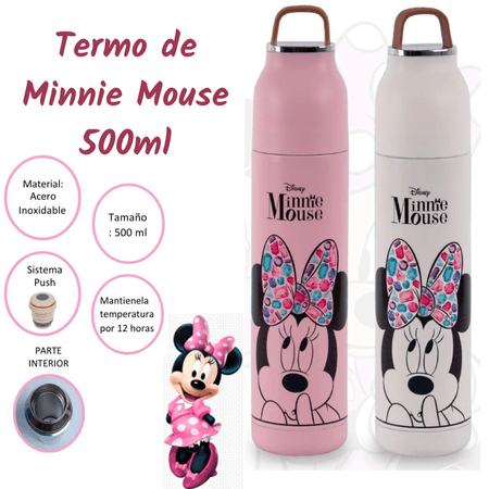 Termo de Acero Disney  Minnie Mouse  500ml Termo de Acero Disney Minnie Mouse 500ml