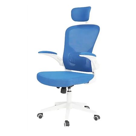 Silla Ergonomica  Century Blanco malla AZUL Silla Ergonomica Century Blanco Malla Azul