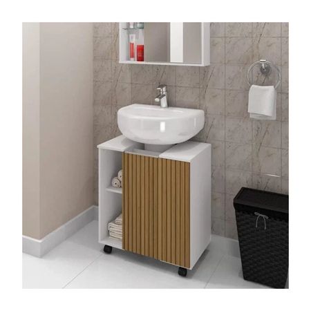 Mueble de Baño Obunai Blanco y Duna R&R MUEBLES