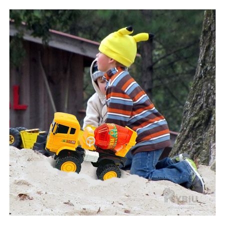 Carro Construccion de Niños en Amarillo Y+Papel de Regalo