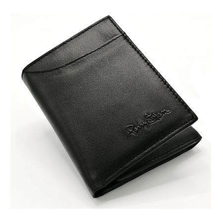 Billetera para hombre CueroTriple en Negro Perry Jhan