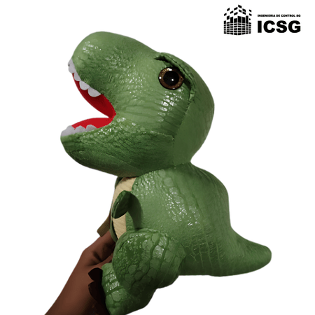 Peluche de Dinosaurio Verde en Calidad Premium