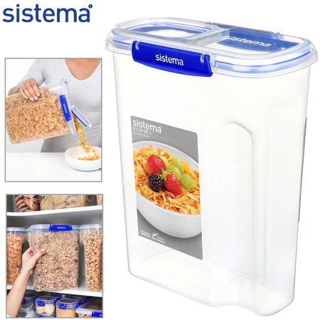 Contenedor Para Cereales Sistema Klip It Plus 4,2 Litros