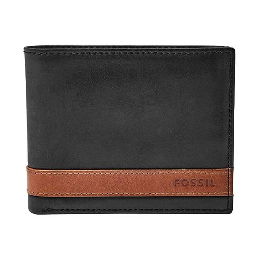 Cartera Fossil Plegable de Cuero para Hombre Color Quinn Negro plazaVea plazaVea PRD