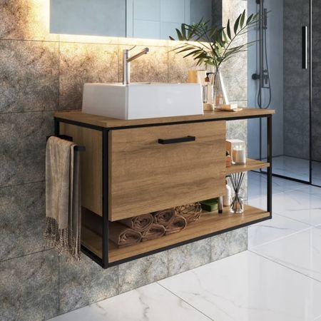 Mueble de Baño Nodoka Marrón R&R MUEBLES