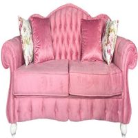 Sofá Dmuebles 3 cuerpos Francis - Rosado