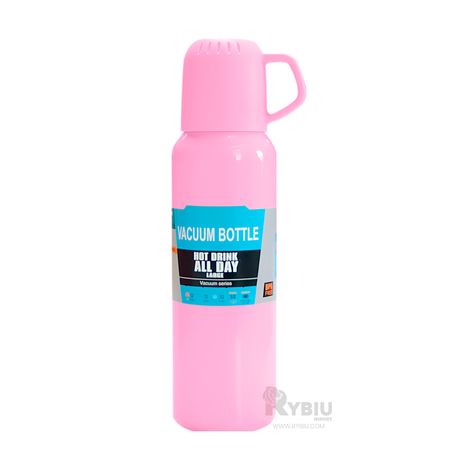 Botella Durable Termico en Color Rosado Y+Post-it adhesivos