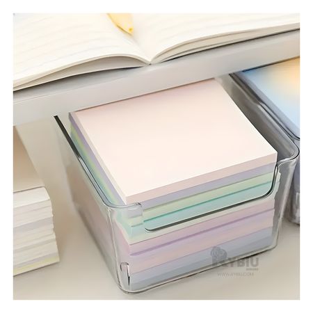 Caja Versatil y Practica en Transparente Y+Post-it adhesivos