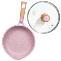 Sartén Antiadherente con Tapa - MGC N° 26 Color Rosa