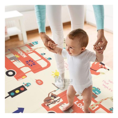 Alfombra de Espuma para Niños Multicolor Y+Papel de Regalo