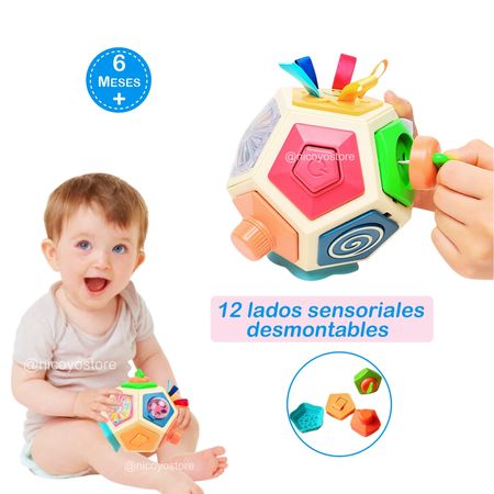 Polígono Sensorial Montessori con 12 Lados de Actividades