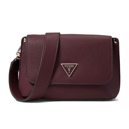 Cartera GUESS Meridian Flap Shoulder Bag Color Amethyst