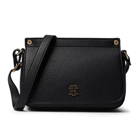 Cartera TOMMY HILFIGER Luanne II Flap Crossbody Color Black