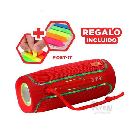 Equipo con Bluetooth en Color Rojo Y+Post-it adhesivos