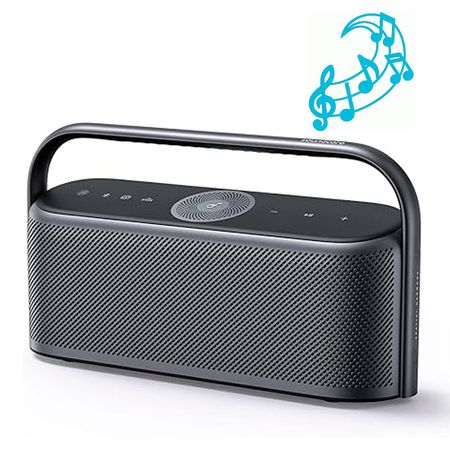 Parlante Soundcore Audio Espacial LDAC IPX7 Impermeable Portátil Soundcore Motion X600 Anker