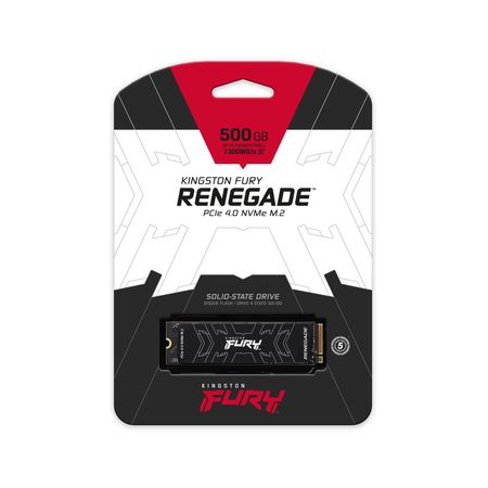 Unidad de estado sólido Kingston FURY Renegade - M.2 2280 Interno - 500GB - PCI Express NVMe