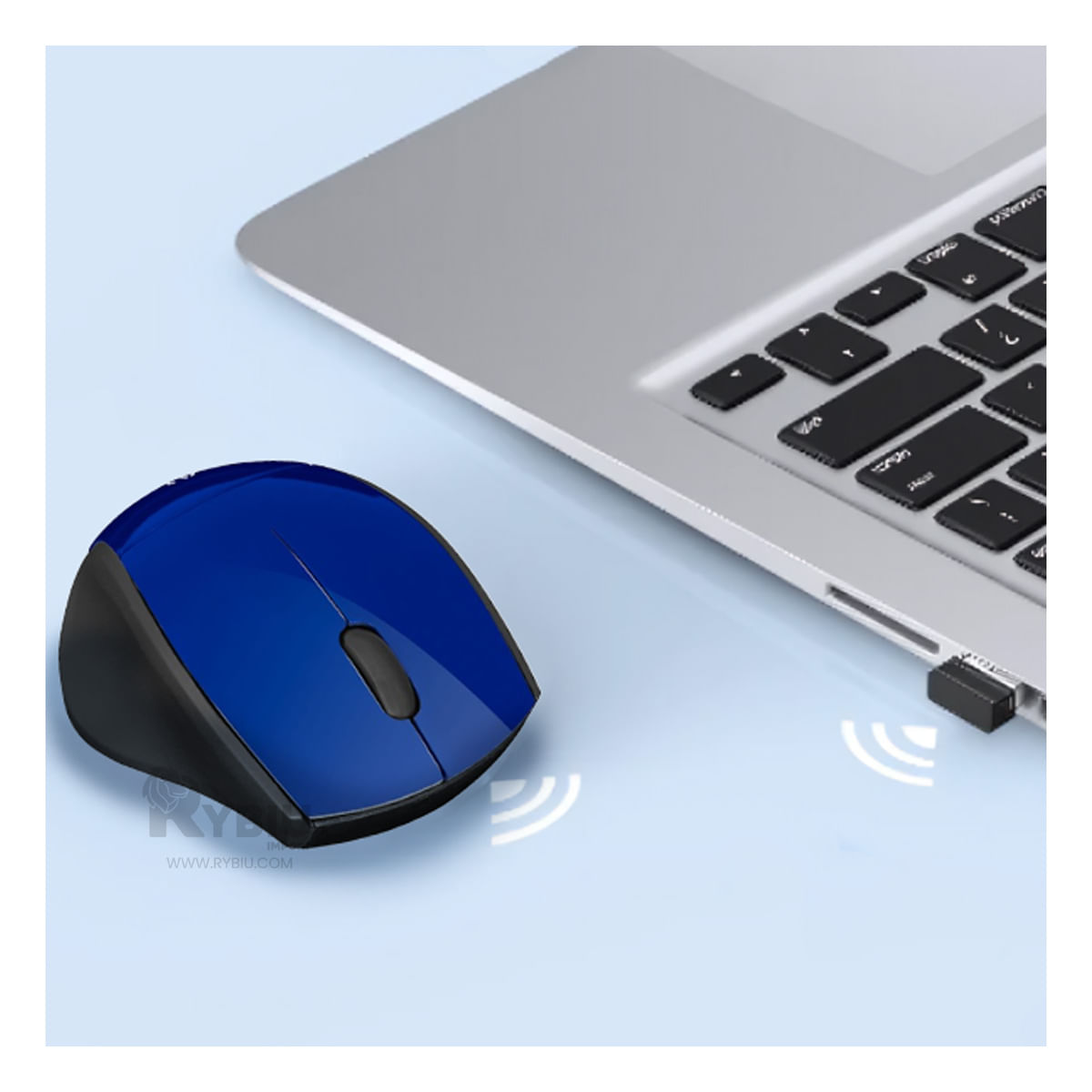 Cursor de Alta Sensibilidad en Azul Y+Post-it adhesivos